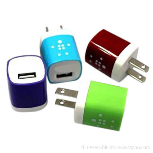 Private double-color mold real 1A USB wall charger